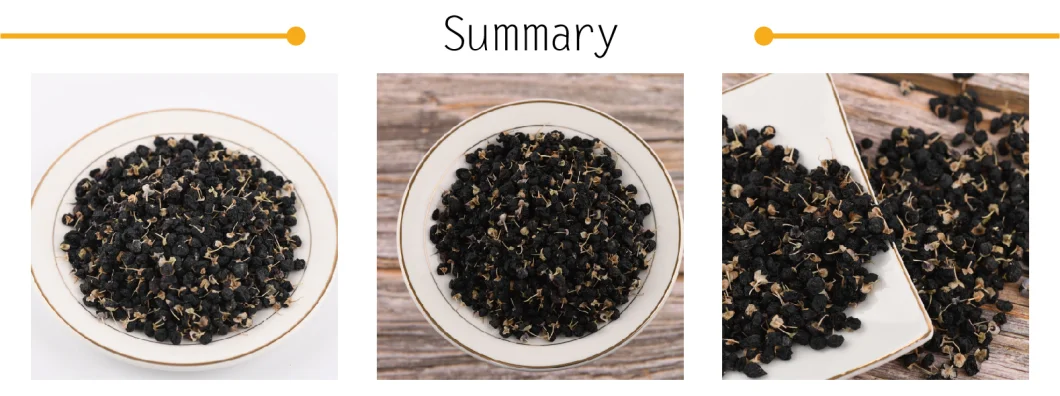 Wholesale Good Aroma Sweet Black Wolfberry Black Tea for Beauty Maintenance