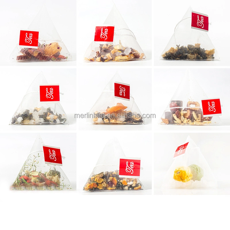 China Factory Supply OEM Fruit Herbal Customized Flavor Tea Pyramid Teabag