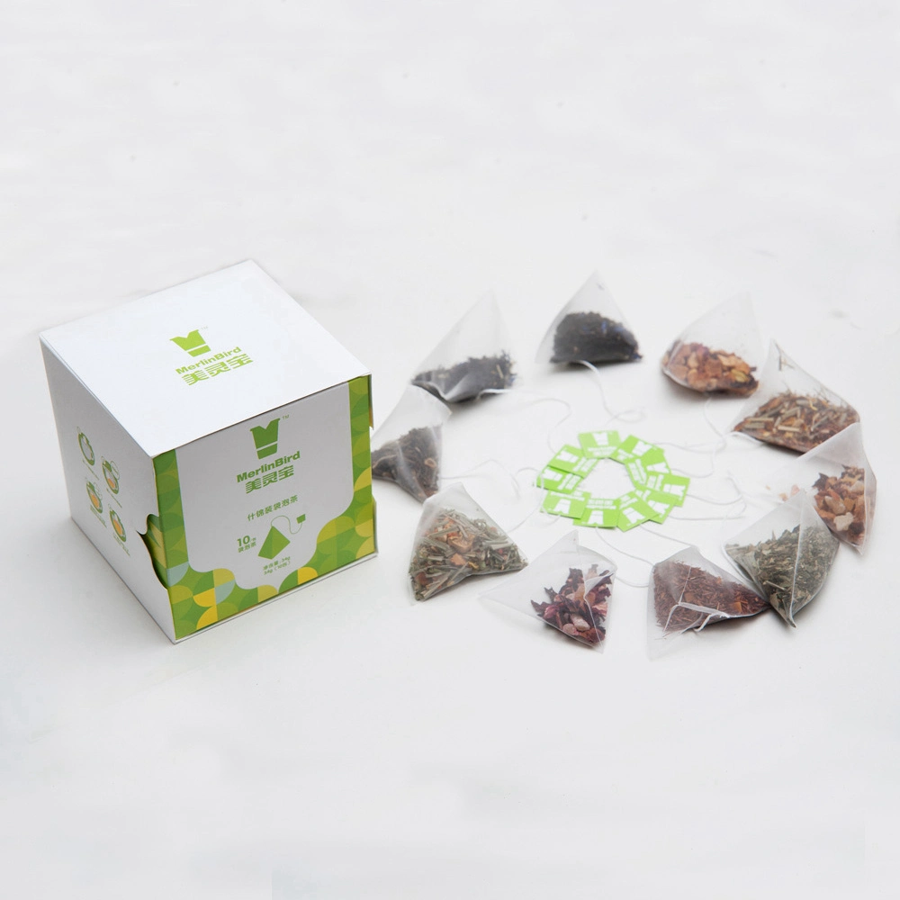 China Factory Supply OEM Fruit Herbal Customized Flavor Tea Pyramid Teabag